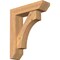Ekena Millwork Westlake Slat Smooth Bracket w/ Offset Brace, Western Red Cedar, 5 1/2"W x 20"D x 24"H BKT0604X20X24WTL06SWR - alternate 1